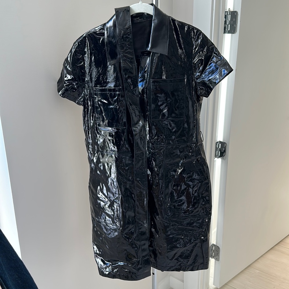 Patent Leather Dress